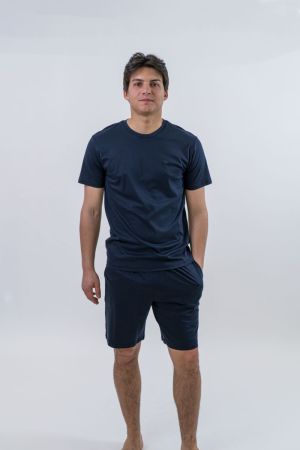 Pyjama met short Armani blue