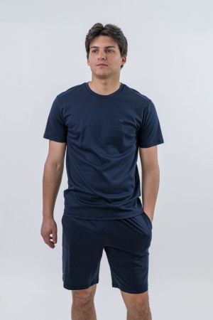 Pyjama met short Armani blue
