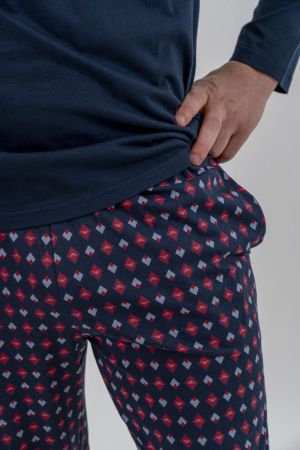 Pyjama lang Armani blue