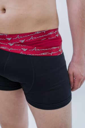 Organic cotton Rhubarb/Black