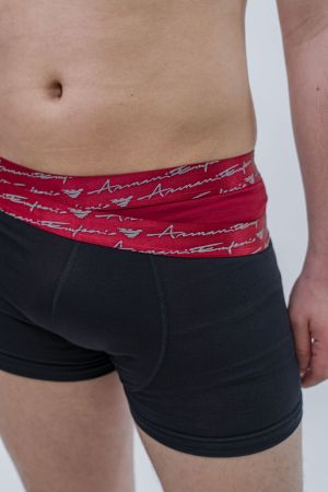 Organic cotton Rhubarb/Black