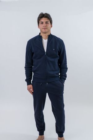 Homewear ensemble met polo Armani blue
