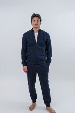 Homewear ensemble met polo Armani blue