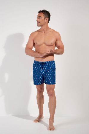 Calcio Navy print