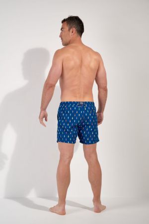 Calcio Navy print