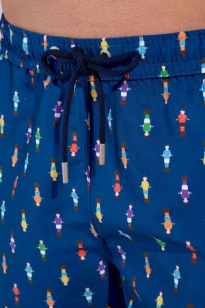 Calcio Navy print