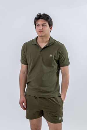 Polo Chevron olive