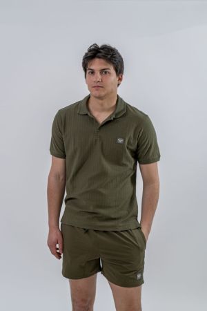 Polo Chevron olive