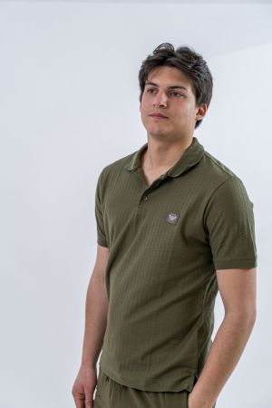 Polo Chevron olive