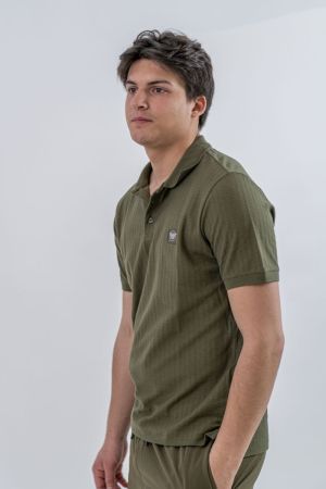 Polo Chevron olive