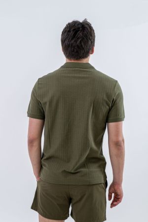 Polo Chevron olive