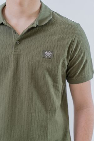 Polo Chevron olive