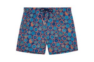 Trapani Navy print