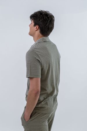 Ensemble beach Stripe olive