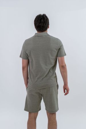 Ensemble beach Stripe olive