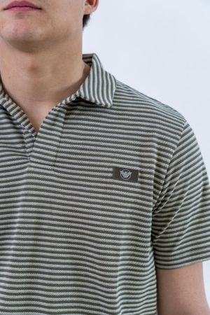 Ensemble beach Stripe olive